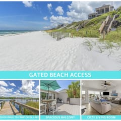 Steps to Gated Beach Access, Heart of 30A