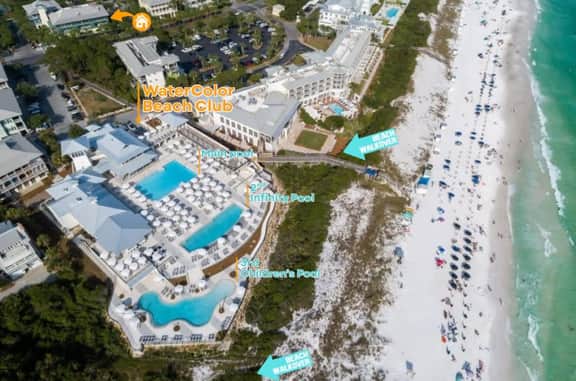 30A Luxury Condo, Bikes & Beach Club Access