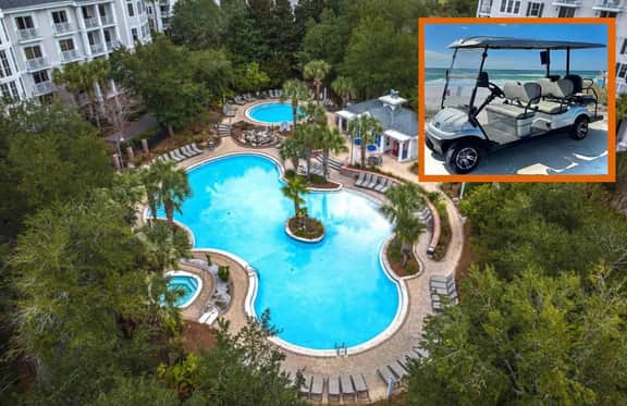 Baytowne Bliss at Lasata with Heated Pool & Golf Cart
